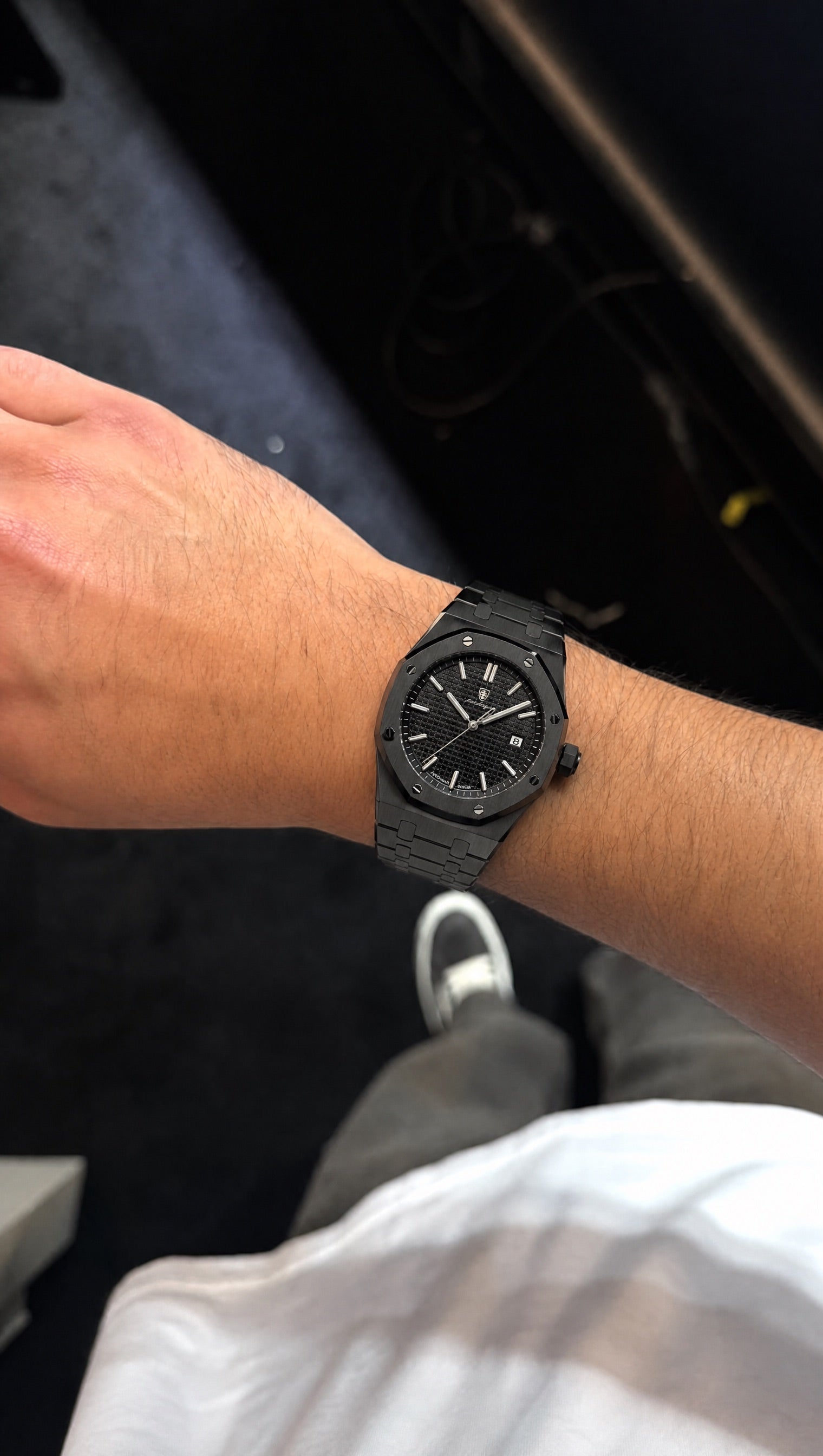The steel sports-watch look, done properly