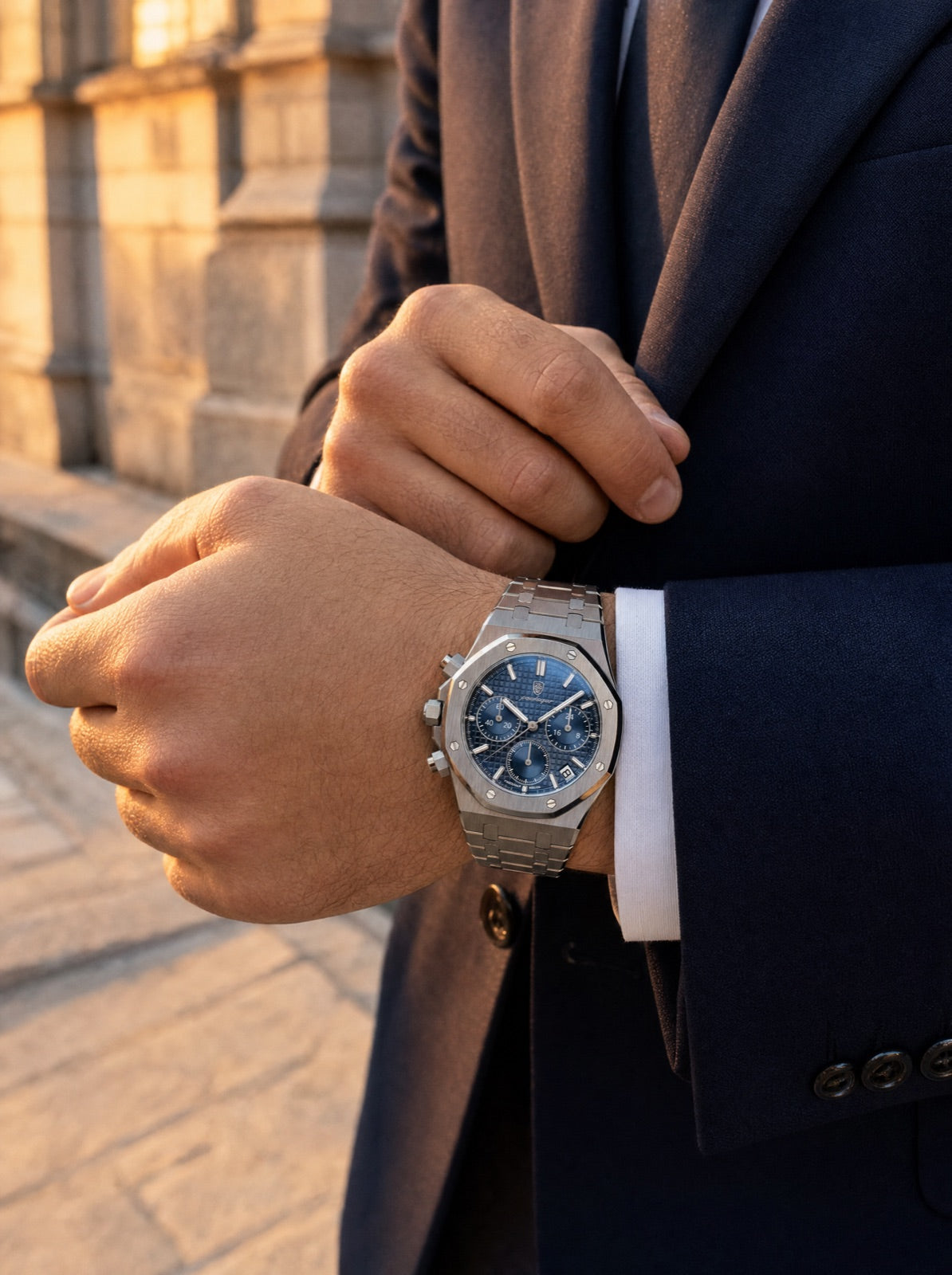 Theodore Poedagar watch on the wrist